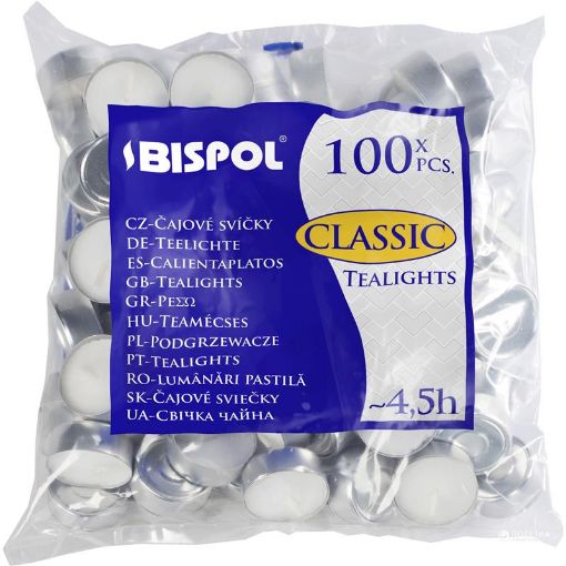 BISPOL TEALIGHT 100 LU şəkli
