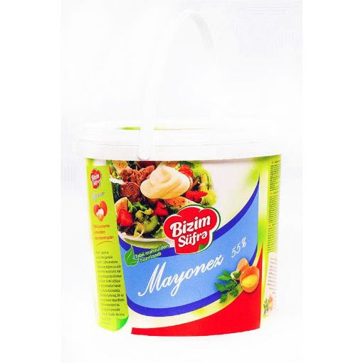 BIZIM SUFRE MAYONEZ 900 ML şəkli
