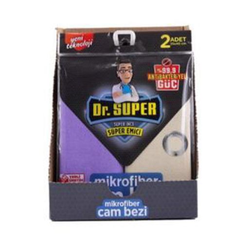 DR.SUPER MİKROFİBER BEZ 2 Lİ 35X40 SM şəkli