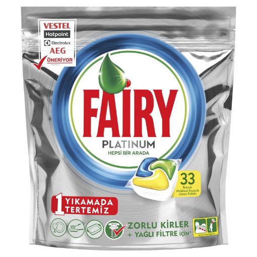 FAİRY PLATİNUM TABLET 33 Lİ LİMON şəkli
