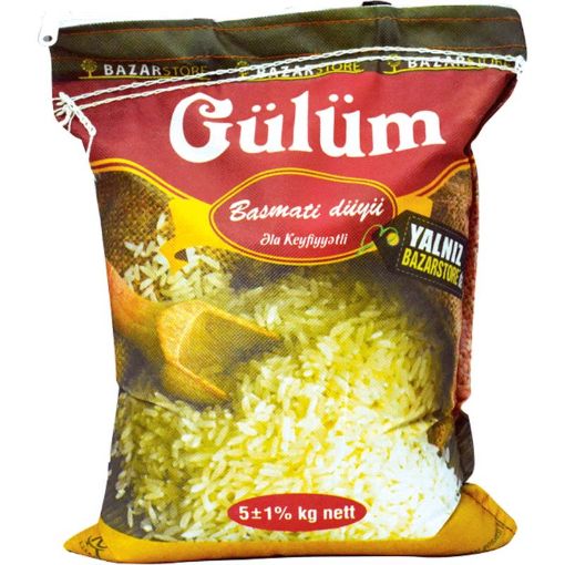 GÜLÜM BASMATİ DÜYÜ 5 KQ KİSƏ şəkli