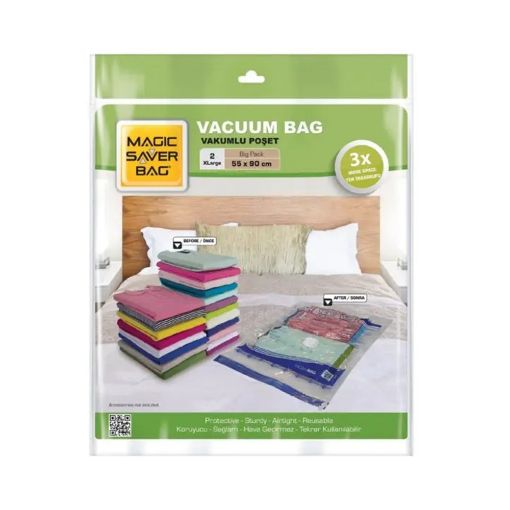 MAGIC SILVER VAKUMLU TORBA 55X90 XL şəkli