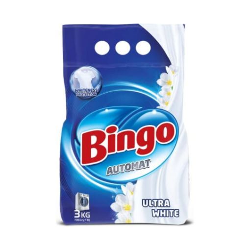PD.BİNGO YUYUCU TOZ 3 KG ULTRA AĞ şəkli